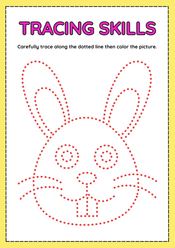 Animal Tracing Worksheet: Perfect Dotted Style 2024