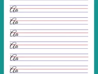 Cursive Writing Worksheet: Perfect Your Script with Practice 2024