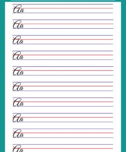 Cursive Writing Worksheet: Perfect Your Script with Practice 2024