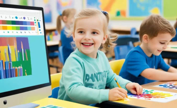 प्राइमरी ग्रेड में MS Paint सीखें
