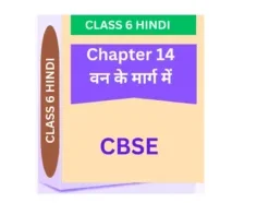 Chapter 14. वन के मार्ग में CBSE CLASS 6 HINDI WORKSHEET